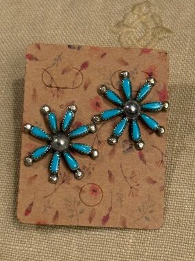 Sterling Silver and Turquoise Earrings